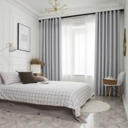 Cortina Blackout Xadrez Sob...