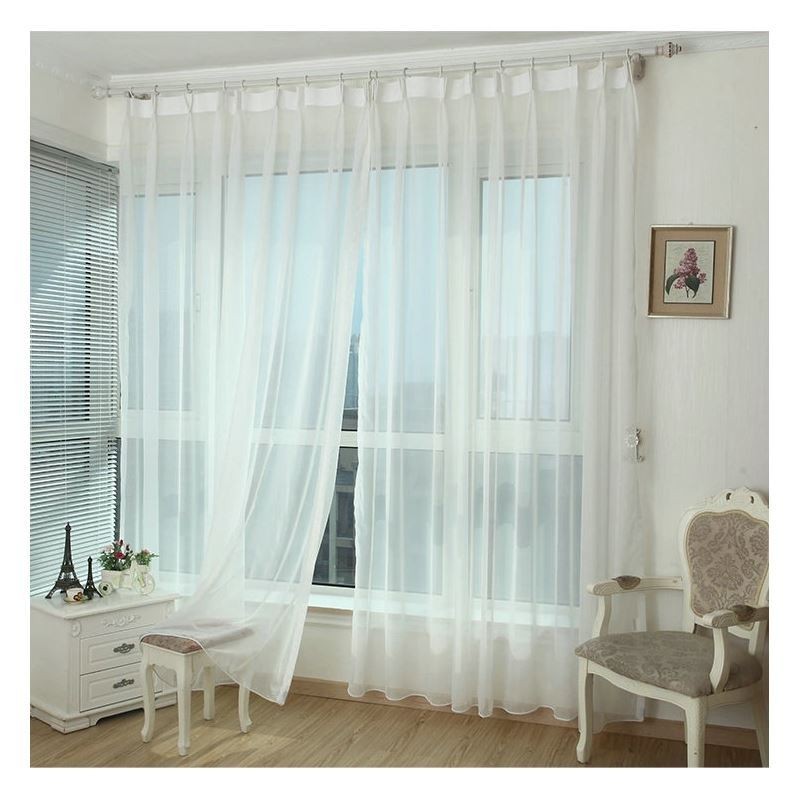 Cortinas Transparentes Brancas Modernas - Personalização Avançada
