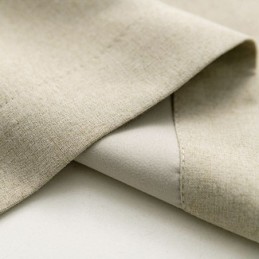 Cortina De Isolamento Térmico De Linho Fino De 6 Cores, Feita Sob Medida, Para Quarto E Sala De Estar