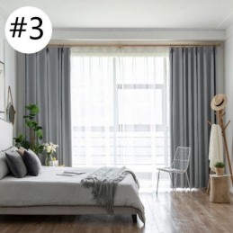 Cortina De Isolamento Térmico De Linho Fino De 6 Cores, Feita Sob Medida, Para Quarto E Sala De Estar
