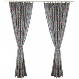 Cortinas Blackout Com Estampa Floral E Estilo Campestre Americano