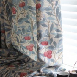Cortinas Blackout Com Estampa Floral E Estilo Campestre Americano