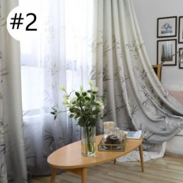 Cortina Sob Medida Cortina Fresh Bamboo Printing Window