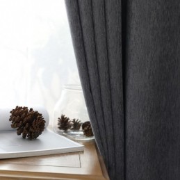 Cortinas Blackout Europeias De Chenille De Cor Sólida, Feitas Sob Medida Para Sala De Estar E Quarto