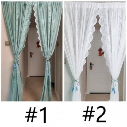 Cortinas Elegantes De Voile Transparente, Cortinas Decorativas Para Janelas, Sala De Estar E Quarto