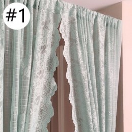 Cortinas Elegantes De Voile Transparente, Cortinas Decorativas Para Janelas, Sala De Estar E Quarto