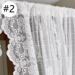 Cortinas Elegantes De Voile Transparente, Cortinas Decorativas Para Janelas, Sala De Estar E Quarto