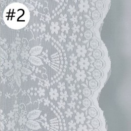 Cortinas De Renda Branca Transparentes Para Sala De Estar