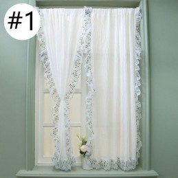 Cortinas Transparentes Jacquard Modernas, Tratamento Nórdico Para Janelas De Sala De Estar