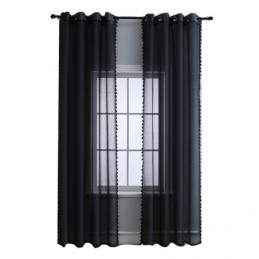 Cortinas De Tule Transparente, Cortina Moderna De Voile Transparente, Feita Sob Medida Para Sala De Estar E Quarto