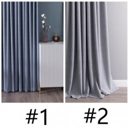 Cortina Moderna De Cor Sólida Feita Sob Medida, Cortinas Blackout Para Sala De Estar