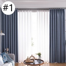 Cortina Moderna De Cor Sólida Feita Sob Medida, Cortinas Blackout Para Sala De Estar