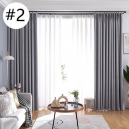 Cortina Moderna De Cor Sólida Feita Sob Medida, Cortinas Blackout Para Sala De Estar