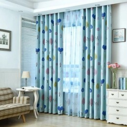 Cortina De Quarto Infantil Com Estampa De Árvore Pequena, Feita Sob Medida, Para Jardim De Infância