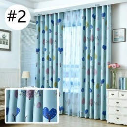 Cortina De Quarto Infantil Com Estampa De Árvore Pequena, Feita Sob Medida, Para Jardim De Infância