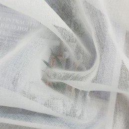 Cortina Moderna Com Design Floral Feita Sob Medida, Cortina De Tule Transparente Para Sala De Estar E Quarto