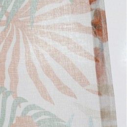 Cortina Estampada Com Folhas Sob Medida, Cortina De Tule Transparente Para Sala De Estar E Quarto