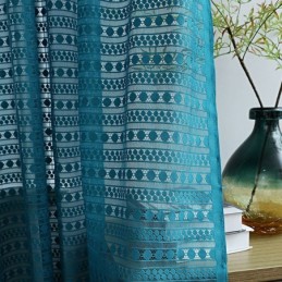 Cortina Nórdica Transparente Feita Sob Medida, Cortinas De Voile Simples Para Sala De Estar E Quarto