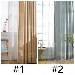 Cortina Bordada Com Padrão De Árvore Elegante Feita Sob Medida, Cortinas Blackout Para Janelas, Cortinas Para Sala De Estar
