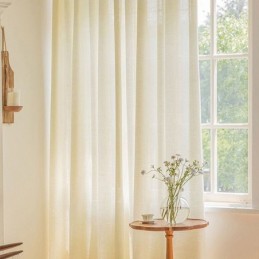 Cortinas Nórdicas De Tule, Cortina Moderna De Voile Transparente, Feita Sob Medida Para Sala De Estar E Quarto